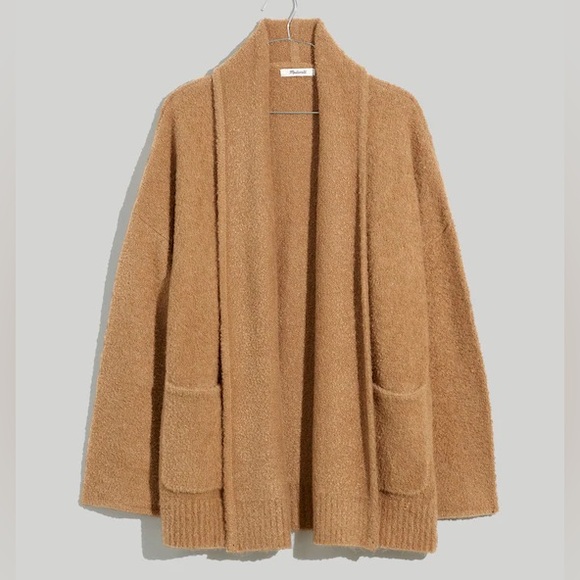 Madewell Sweaters - Madewell Gallatin Shawl-Collar Cardigan Sweater in Tan Size XS